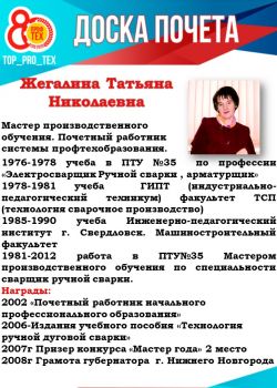 Жегалина Татьяна Николаевна